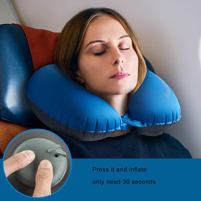 U-Shaped Inflatable Pillow