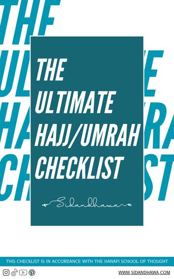 SidandHawas Hajj/Umrah Checklist